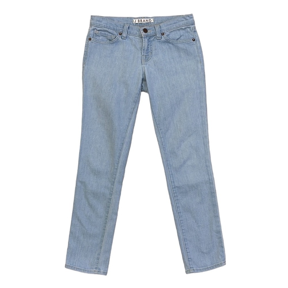 J Brand Jeans Capri Hummingbird Light Blue Denim Size 25